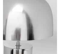 KARE lampada da tavolo Loungy, cromo, acciaio, altezza 38 cm Kare