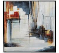 Kare Quadro incorniciato Visione Front, 100 x 100 cm, multicolore, tela, decorazione da parete