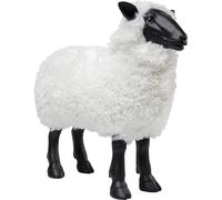 Kare Statuetta decorativa di design Bathilde, bianco, nero, poliresina, pecora, realizzata a mano, pezzo unico, 48 x 23 x 52 cm (A x L x P)