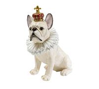 Kare Statuetta decorativa di design King Dog, bianca, scimmia, King Kong, poliresina, unica, dipinta a mano, resistente agli spruzzi, 33 x 26 x 16 cm (altezza x larghezza x profondità)