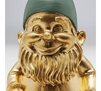 Kare Design figura decorativa Nano, oro/verde menta, seduto, decorazione giardino, idea regalo, 19x9x9cm (A/L/P)