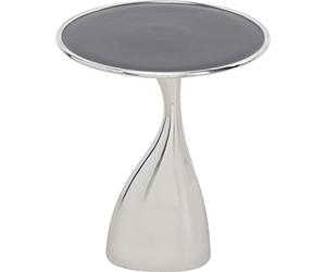 Kare Tavolino di design Spacey, argento, 36 cm