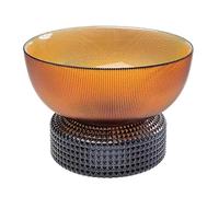 KARE Vaso di design Marvelous Duo Amber, vaso decorativo grigio, 22 cm