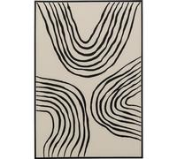 Kare WTD - Stampa su tela con cornice dipinta a olio, 113 x 73 cm (L/B)