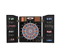 Karella CB-90 - Bersaglio elettronico con 38 Giochi e 211 Varianti, Dimensioni esatte del torneo in Versione a 2 Fori, con 12 Freccette morbide