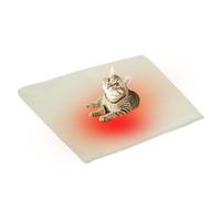 KARELLS Coperta per Gatti,Coperta Termica per Cani,tappetino autoriscaldante per gatti,Coperta Riscaldante per Gatti e Cani,Materasso per Cani,Coperta per Gatti animali domestici (Beige, Singolo)