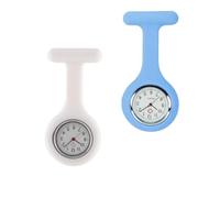 KARELLS Spilla per Orologio da Infermiera Silicone, Orologio da Infermiere Quarzo, 2 Pezzi Orologi da Infermiera, Infermiera Orologio Da Appendere, Orologi Infermiere Silicone, per uomo e donna