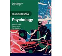Karen Boswell Sa OxfordAQA International GCSE Psychology (9218): St (Tascabile)