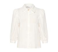 Karen by Simonsen - Elegante camicia bianca con maniche a sbuffo - - Blouses & Shirts - Donna - Bianco - 2XS