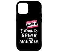 Karen Costume Halloween divertente Voglio parlare con il manager Custodia per iPhone 12/12 Pro