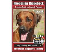Karen Douglas K Rhodesian Ridgeback Training Book for Dogs & Puppies (Tascabile)