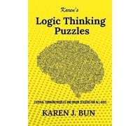 Karen J Bun Karen's Logic Thinking Puzzles (Tascabile)