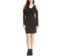 Karen Kane Abito Bodycon Donna Nero N/C Studded Cut-Outs Manica Lunga M