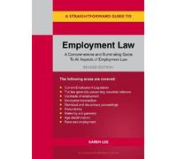 Karen Lee A Straightforward Guide to Employment Law (Tascabile)