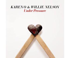 Karen O & Willie Nelson - Under Pressure (RSD Edition) (White & Blue Coloured) (7" Vinyl)