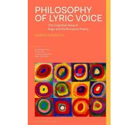 Karen Simecek Philosophy of Lyric Voice (Tascabile)