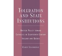 Karen Stanbridge Toleration and State Institutions (Copertina rigida)