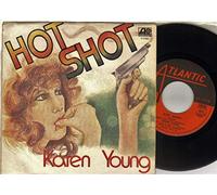 KAREN YOUNG - HOT SHOT b/e instrumental - 7 inch vinyl / 45 record