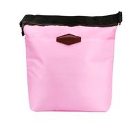 KAREN66 Borsa termica piccola con chiusura lampo, mini borsa termica per la spesa, impermeabile, per il pranzo, per il lavoro, la scuola, le attività all'aperto (rosa)