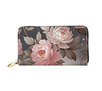 KARFPP Portafoglio rettangolare con stampa occhi di alta qualità, lussuoso, alla moda e funzionale, regalo per ogni occasione, Bellissimo fiore., Taglia unica