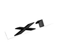 KARFRI Lettere cromate Nere in ABS 3D compatibili for Il Logo dell'auto Adesivi BMW X1 BMW X1 E84 F48 U11 2013 2016 2014 207 2018 2019 Accessori for Scritte (Color : Glossy Black, Size : 2009-2015)