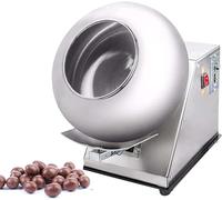 KARFRI Mini Macchina per Rivestimento di Zucchero, Macchina per Rivestimento Automatica di compresse, lucidatrice per Cioccolato, Adatta per Zucchero, Cioccolato, Arachidi