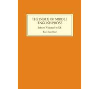 Kari Anne Rand Index of Middle English Prose: Index to Volume (Copertina rigida)