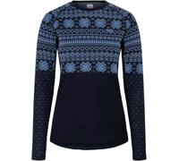 Kari Traa - Alto tecnico in Lana - Vilma LS Sea per Donne - Taglia L - Blu navy