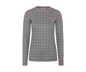 Kari Traa Fryd, maglia termica, donna, nero/bianco 42(XL) Off White