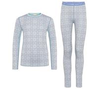 Kari Traa - Kid's Hennie Set - Intimo lana merinos 10 Years grigio