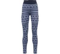 Kari Traa - Legging in Lana Merino - Malia Pants Dark Navy Blue per Donne - Taglia S - Blu navy