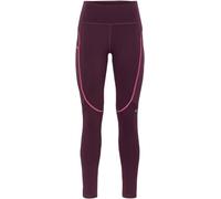 Kari Traa - Leggings da donna a vita alta - Linnea Tights Wine per Donne - Taglia S - Bordeaux