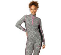 Kari Traa - Primo strato tecnico in Lana - Rose Half Zip Baselayer Top Thyme per Donne - Taglia L - Rosa