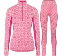 Kari Traa Rose H/Z/Rose set intimo da sci, donna, rosa