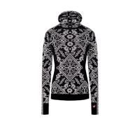 Kari Traa Saga Hood, maglia termica, donna, nero 38(M) Black