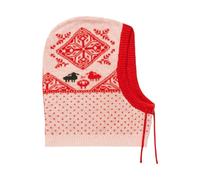 Kari Traa Saga Knit, balaclava, donna, rosso Onesize Gum