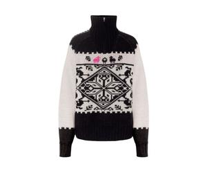 Kari Traa Saga Knit, maglia, donna, nero/bianco 38(M) Off White