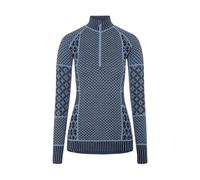 Kari Traa Smekker H/Z, maglia termica, donna, blu 38(M) Iris