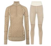 Kari Traa Smekker Set, donna, mocha
