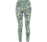 KARI TRAA Vilde Running Tights - Donna - Verde / Giallo - Taglia L- modello 2023