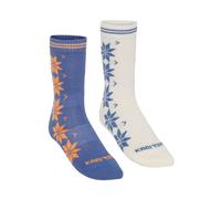 Kari Traa Vinst, calze, 2-pack, donna, blu 39-41 Sea