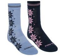 Kari Traa Vinst, calze, 2-pack, donna, blu navy 39-41 Royal