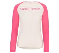 Kari Traa Ella Long Sleeve Base Layer Bianco,Rosa XL Donna