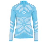 Kari Traa - Women's Faith Half Zip - Intimo lana merinos M blu