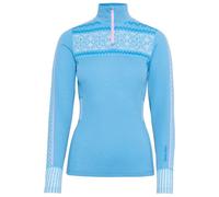 Kari Traa - Women's Ines Half Zip - Intimo lana merinos L blu
