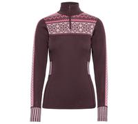 Kari Traa - Women's Ines Half Zip - Intimo lana merinos XL marrone