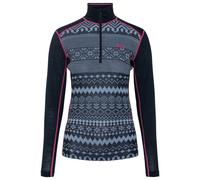 Kari Traa - Women's Live Half Zip - Intimo lana merinos XS blu