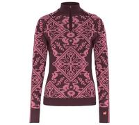 Kari Traa - Women's Saga Half Zip - Intimo lana merinos M lilla