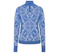 Kari Traa - Women's Saga Half Zip - Intimo lana merinos XL blu