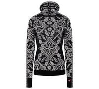 Kari Traa - Women's Saga Hood - Intimo lana merinos XS grigio/nero